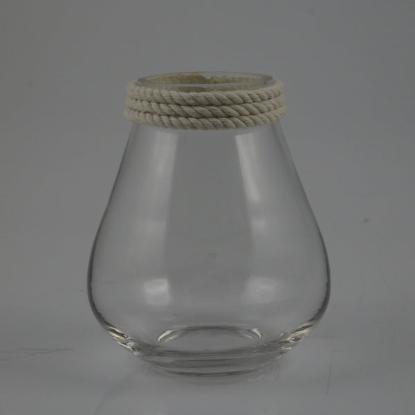 Ariana Jar W/ Rope Glassvase
