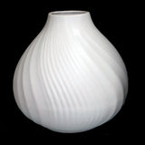Ironstone Oval Vase (White)