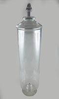Oak Leaf Style W/ Cap Glass Vase