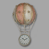 Metal Vintage Hot Air Balloon Clock