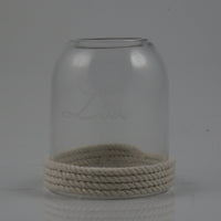 Love W/ Rope Candle Holder
